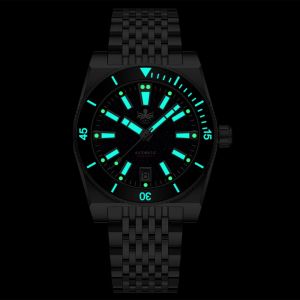 Phoibos Narwhal PY051B Dark Blue Aventurine Limited Edition