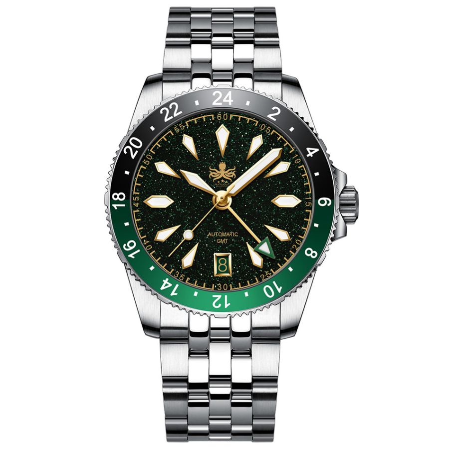 Phoibos Voyager GMT PY058A Green Aventurine Stone
