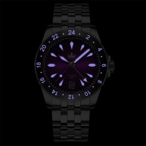 Phoibos Voyager GMT PY058A Green Aventurine Stone Phoibos Voyager GMT PY058A Green Aventurine Stone