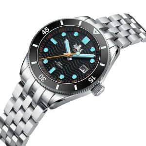 Phoibos Wave Master PY053CD Black Date Phoibos Wave Master PY053CD Black Date