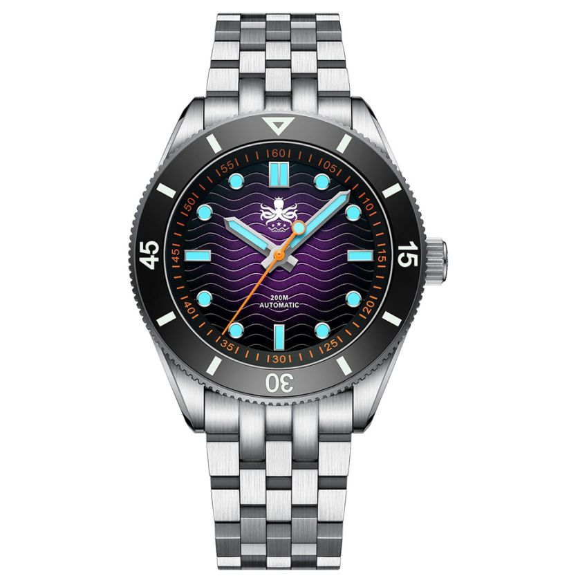 Phoibos Wave Master PY053HN Purple No Date Phoibos Wave Master PY053HN Purple No Date