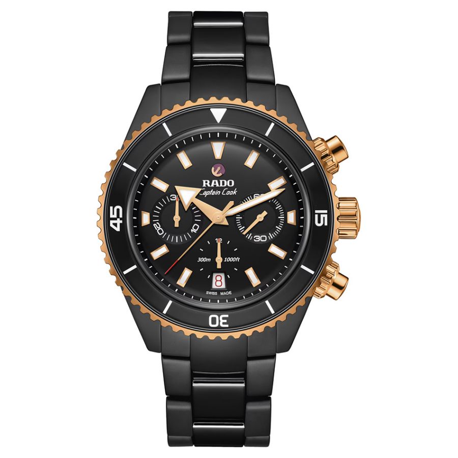 Rado Captain Cook High-Tech Ceramic Automatic Chronograph 01.801.6190.3.015 R32190153
