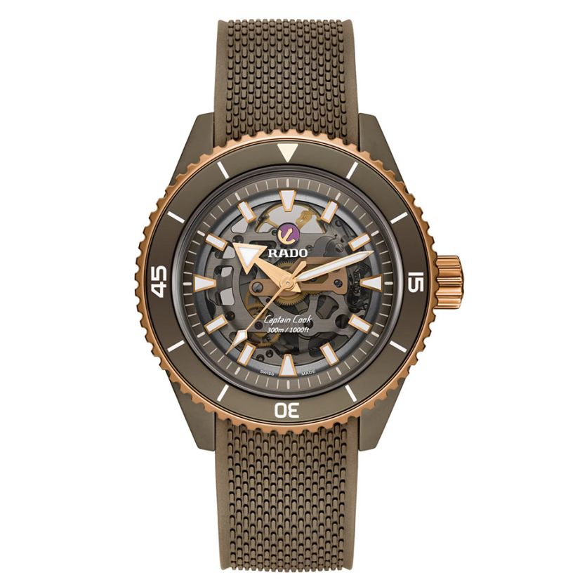 Rado Captain Cook High-Tech Ceramic Skeleton 01.808.6150.3.116 R32150168 Rado Captain Cook High-Tech Ceramic Skeleton 01.808.6150.3.116 R32150168