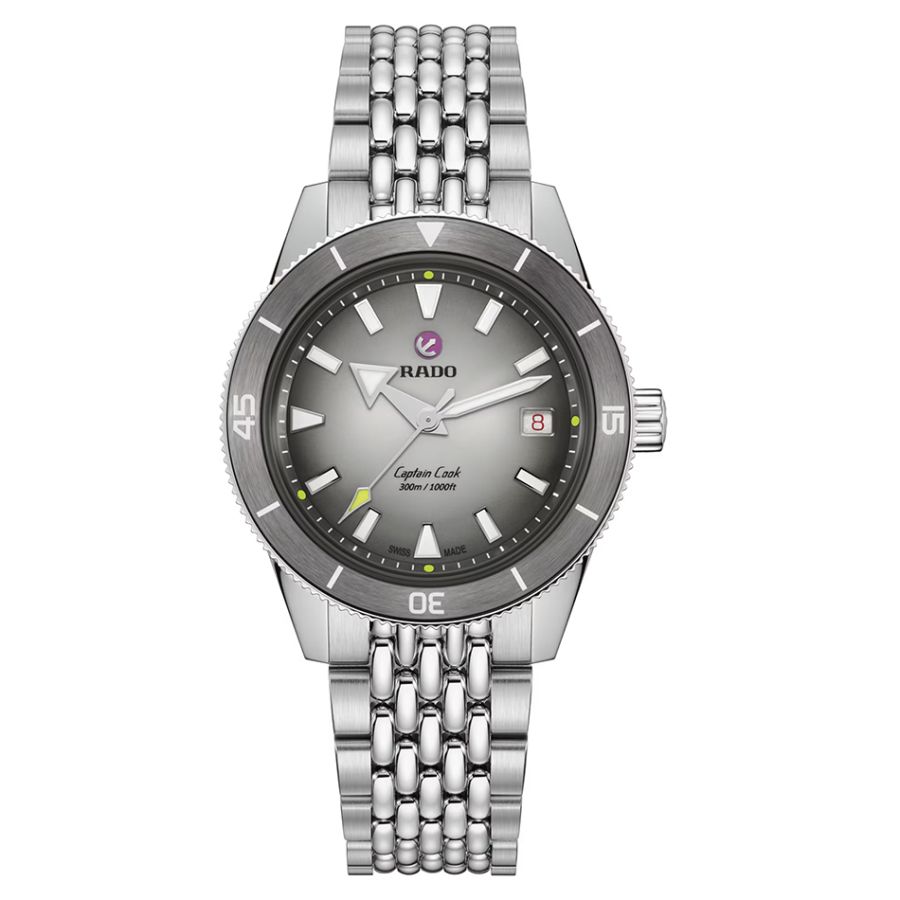 Rado Captain Cook X Tennis Limited Edition 01.763.6222.3.510 R32222108 + 3 straps Rado Captain Cook X Tennis Limited Edition 01.763.6222.3.510 R32222108 + 3 straps