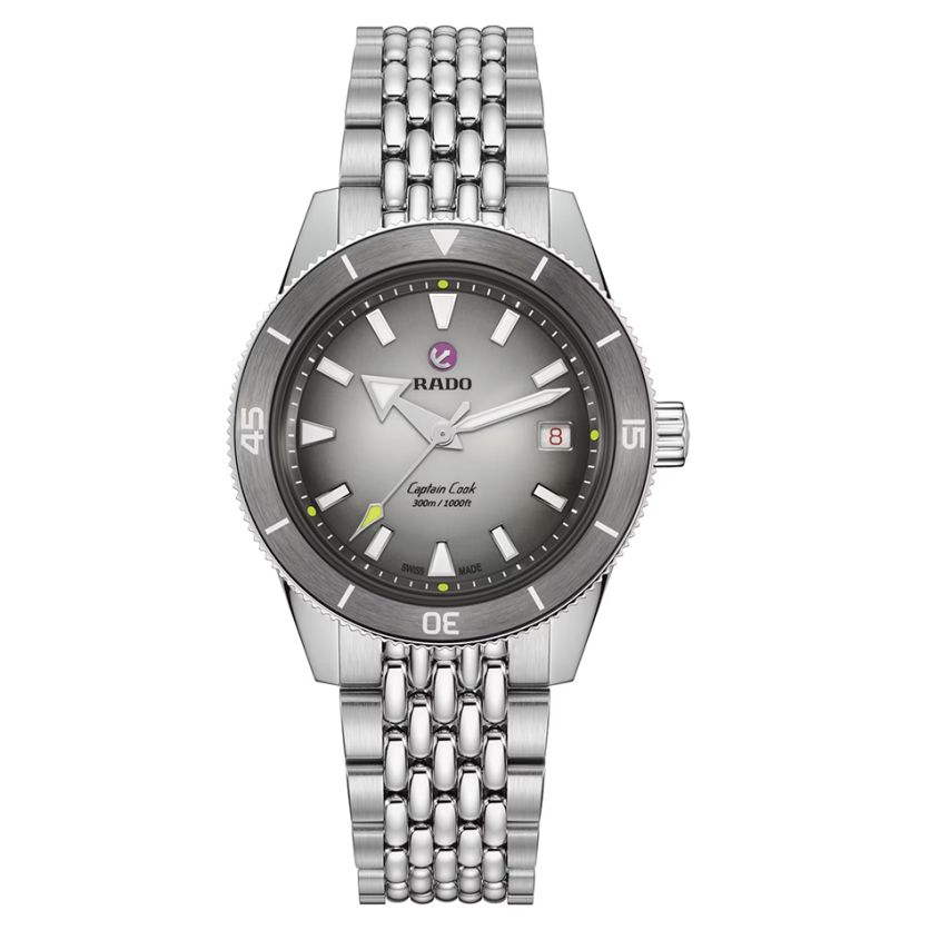 Rado Captain Cook X Tennis Limited Edition 01.763.6222.3.510 R32222108 + 3 straps Rado Captain Cook X Tennis Limited Edition 01.763.6222.3.510 R32222108 + 3 straps