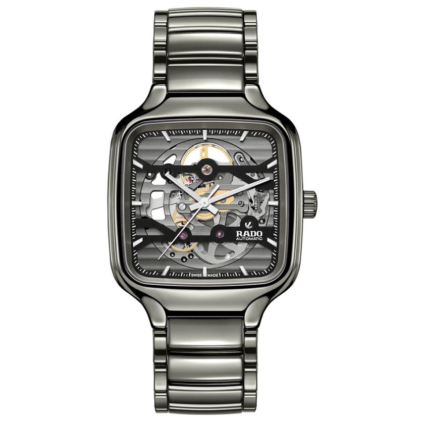 Rado True Square Automatic Skeleton 01.808.6125.3.015 R27125152 Rado True Square Automatic Skeleton 01.808.6125.3.015 R27125152