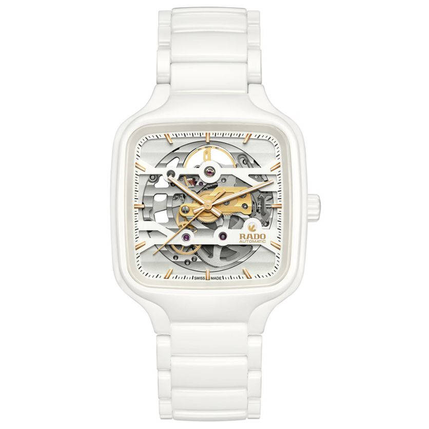 Rado TRUE SQUARE AUTOMATIC SKELETON 01.808.6126.3.001 R27126012 Rado TRUE SQUARE AUTOMATIC SKELETON 01.808.6126.3.001 R27126012