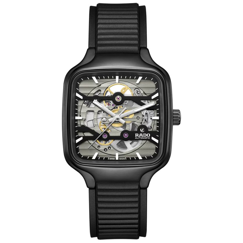 Rado True Square Automatic Skeleton 01.808.6197.3.116 R27197169 Rado True Square Automatic Skeleton 01.808.6197.3.116 R27197169
