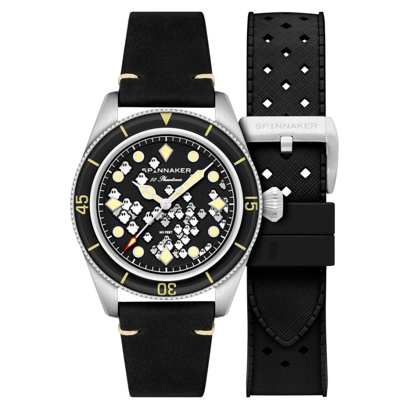 Spinnaker Fleuss Automatic SECONDE SECONDE Limited Edition Phantom Black SP-5131-01 Spinnaker Fleuss Automatic SECONDE SECONDE Limited Edition Phantom Black SP-5131-01