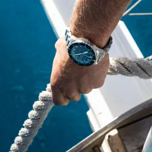 Spinnaker Huss Grey Turquoise SP-5104-11 Spinnaker Huss Grey Turquoise SP-5104-11
