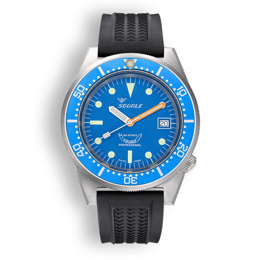 Squale 1521 Blue Blasted 1521BLUEBL.VO Squale 1521 Blue Blasted 1521BLUEBL.VO