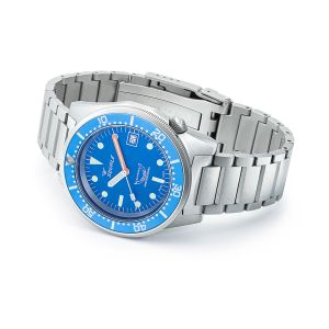 Squale 1521 Blue Blasted Bracelet 1521BLUEBL.SQ20S