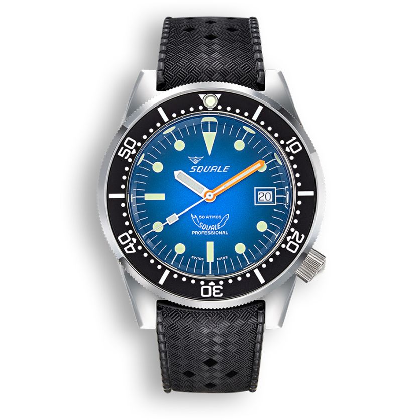 Squale 1521 Blue Ray Rubber 1521PROFD.HT Squale 1521 Blue Ray Rubber 1521PROFD.HT