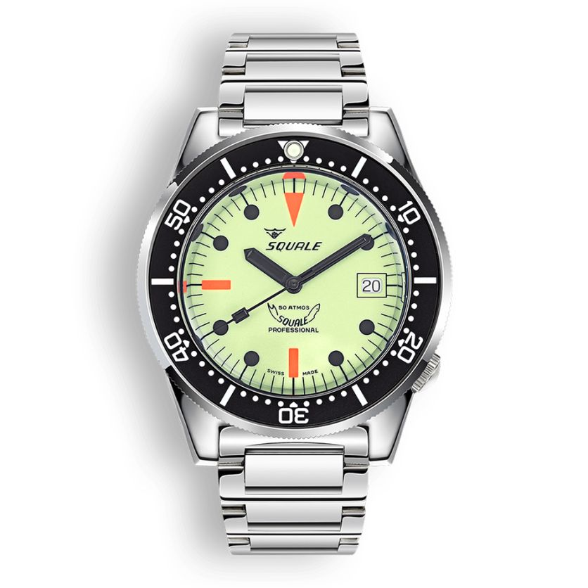 Squale 1521 Full Luminous Bracelet 1521FULL.SQ20L Squale 1521 Full Luminous Bracelet 1521FULL.SQ20L