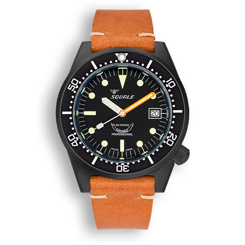 Squale 1521 Pvd Leather 1521PVD.PC Squale 1521 Pvd Leather 1521PVD.PC