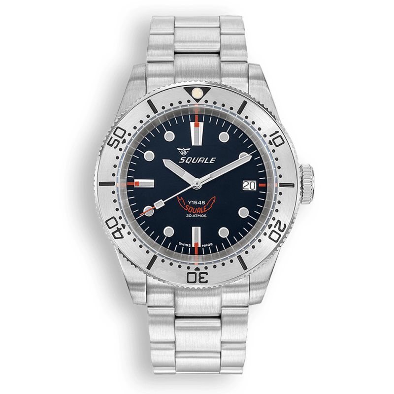 Squale 1545 Steel Black Bracelet 1545SSBK.AC Squale 1545 Steel Black Bracelet 1545SSBK.AC