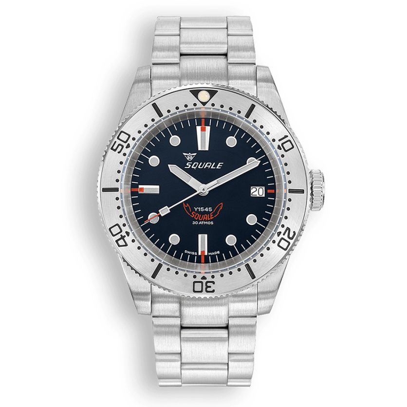 Squale 1545 Steel Black Bracelet 1545SSBK.AC Squale 1545 Steel Black Bracelet 1545SSBK.AC