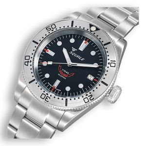 Squale 1545 Steel Black Bracelet 1545SSBK.AC Squale 1545 Steel Black Bracelet 1545SSBK.AC