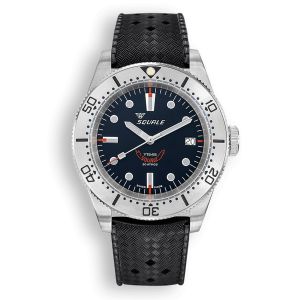 Squale 1545 Steel Black Rubber 1545SSBK.HT Squale 1545 Steel Black Rubber 1545SSBK.HT
