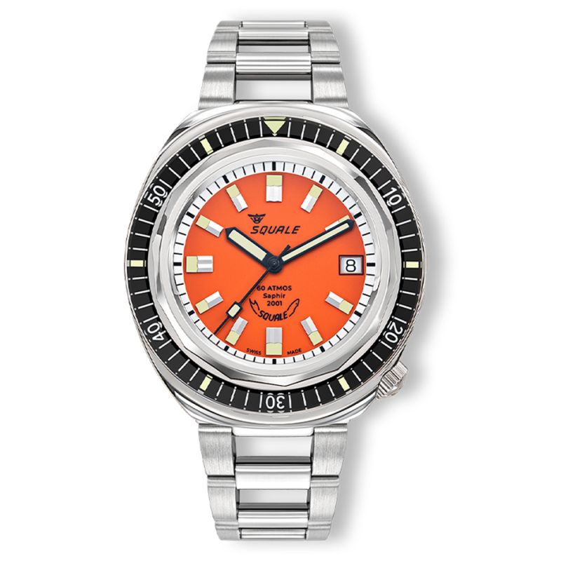 Squale 2001 Reverse Orange 2001BKOR.AC Squale 2001 Reverse Orange 2001BKOR.AC