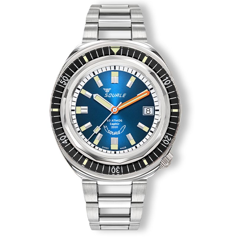 Squale 2001 Sunray Blue 2001BKBL.AC Squale 2001 Sunray Blue 2001BKBL.AC