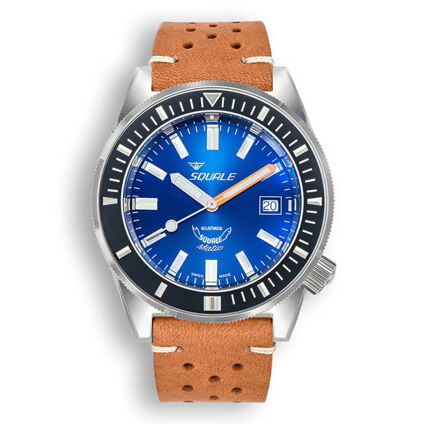 Squale Matic Dark Blue Leather MATICXSB.PTC Squale Matic Dark Blue Leather MATICXSB.PTC