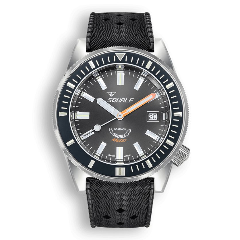 Squale Matic Grey Rubber MATICXSA.HT Squale Matic Grey Rubber MATICXSA.HT