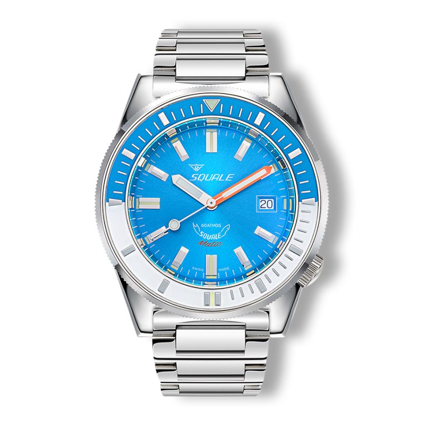 Squale Matic Light Blue Bracelet MATICXSE.SQ22L Squale Matic Light Blue Bracelet MATICXSE.SQ22L