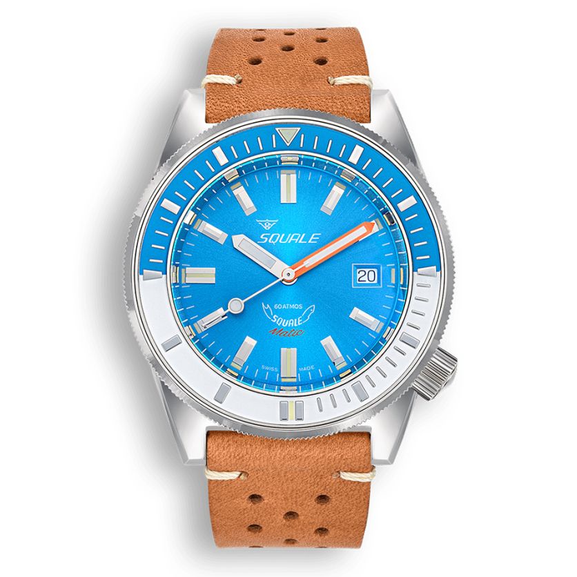 Squale Matic Light Blue Leather MATICXSE.PTC Squale Matic Light Blue Leather MATICXSE.PTC