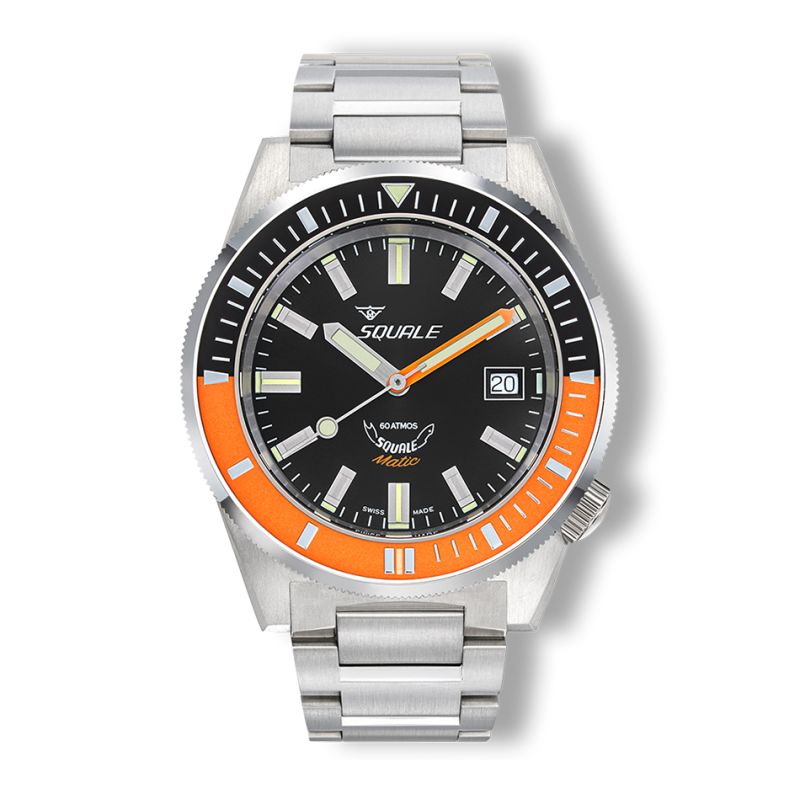 Squale Matic Satin Orange Bracelet MATICXSC.SQ22B Squale Matic Satin Orange Bracelet MATICXSC.SQ22B