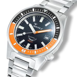 Squale Matic Satin Orange Bracelet MATICXSC.SQ22B Squale Matic Satin Orange Bracelet MATICXSC.SQ22B
