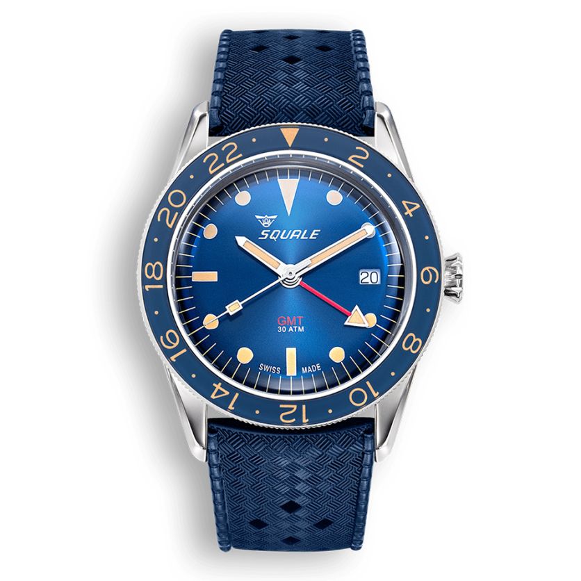 Squale Sub-39 GMT Vintage Blue SUB-39GMTB.HTB Squale Sub-39 GMT Vintage Blue SUB-39GMTB.HTB