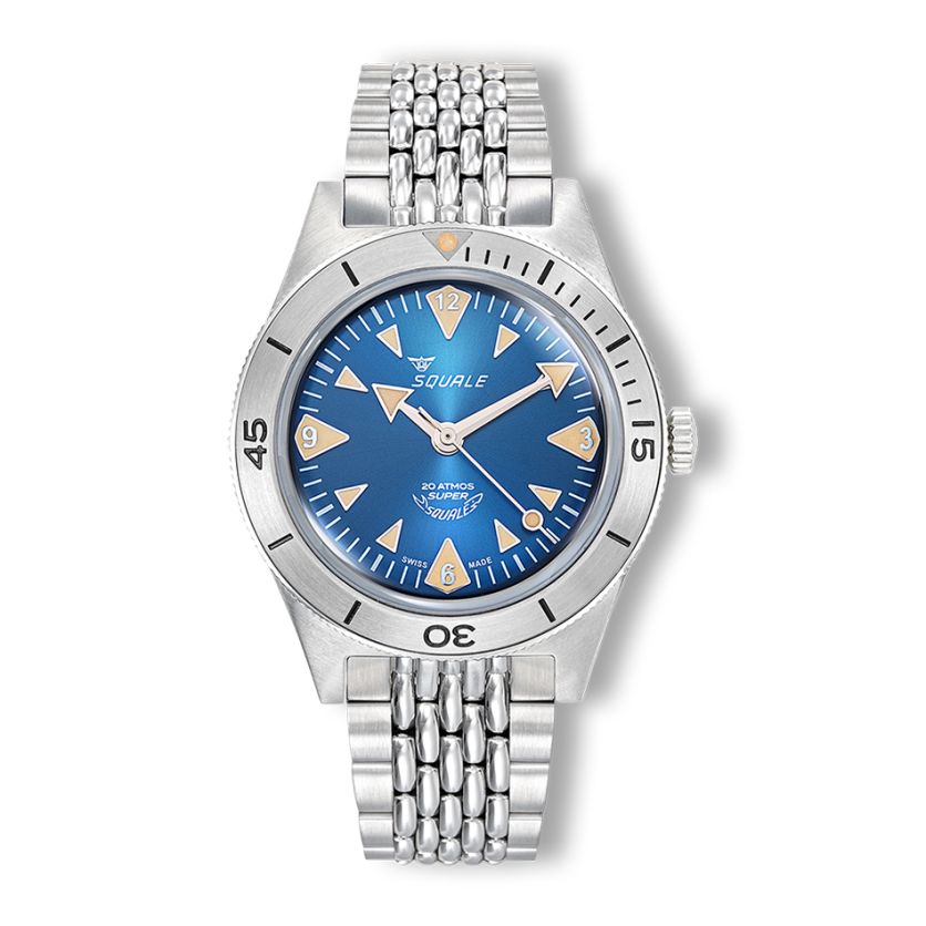 Squale Super-Squale Big Arrows Blue Bracelet SUPERSSABL.AC Squale Super-Squale Big Arrows Blue Bracelet SUPERSSABL.AC