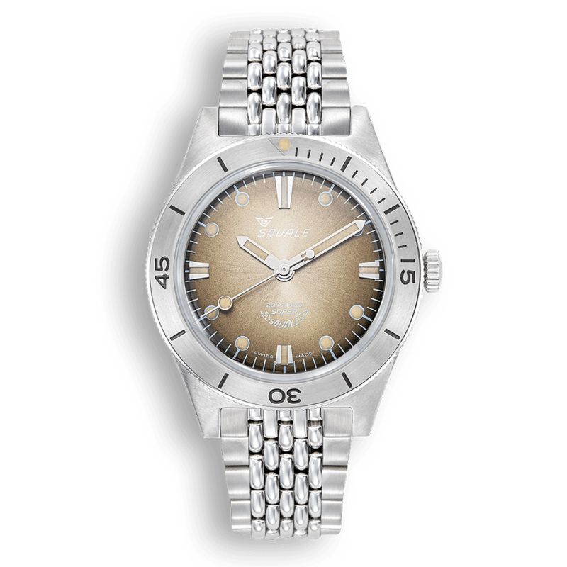 Squale Super-Squale Sunray Brown Bracelet SUPERSSBW.AC Squale Super-Squale Sunray Brown Bracelet SUPERSSBW.AC