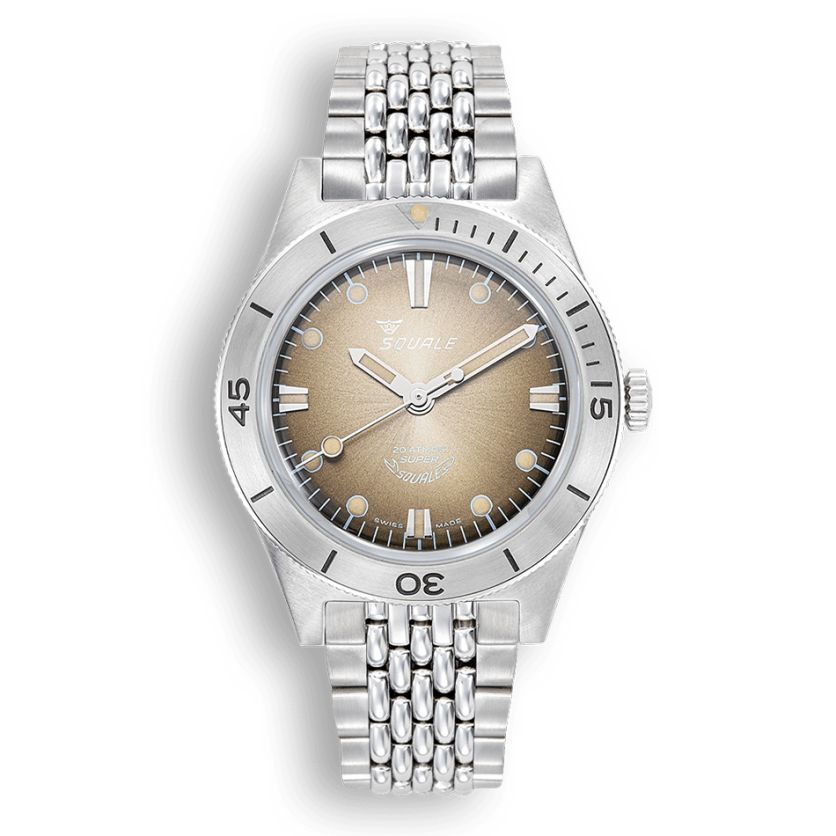 Squale Super-Squale Sunray Brown Bracelet SUPERSSBW.AC Squale Super-Squale Sunray Brown Bracelet SUPERSSBW.AC