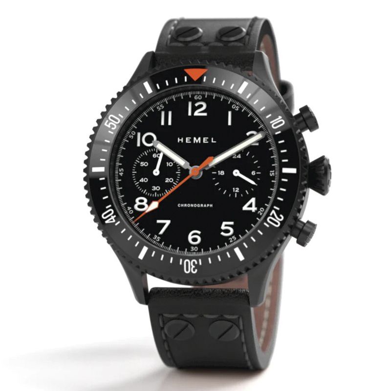 The Hemel HFT20 Night Ops VK64 configuration 60 Minute Bezel The Hemel HFT20 Night Ops VK64 configuration 60 Minute Bezel