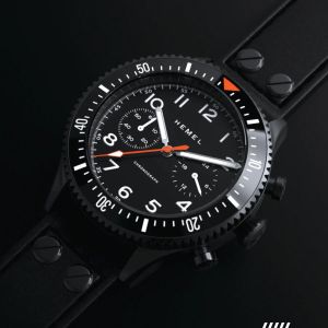 The Hemel HFT20 Night Ops VK64 configuration 60 Minute Bezel The Hemel HFT20 Night Ops VK64 configuration 60 Minute Bezel