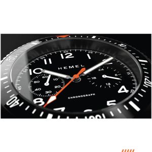The Hemel HFT20 Night Ops VK64 configuration 60 Minute Bezel The Hemel HFT20 Night Ops VK64 configuration 60 Minute Bezel