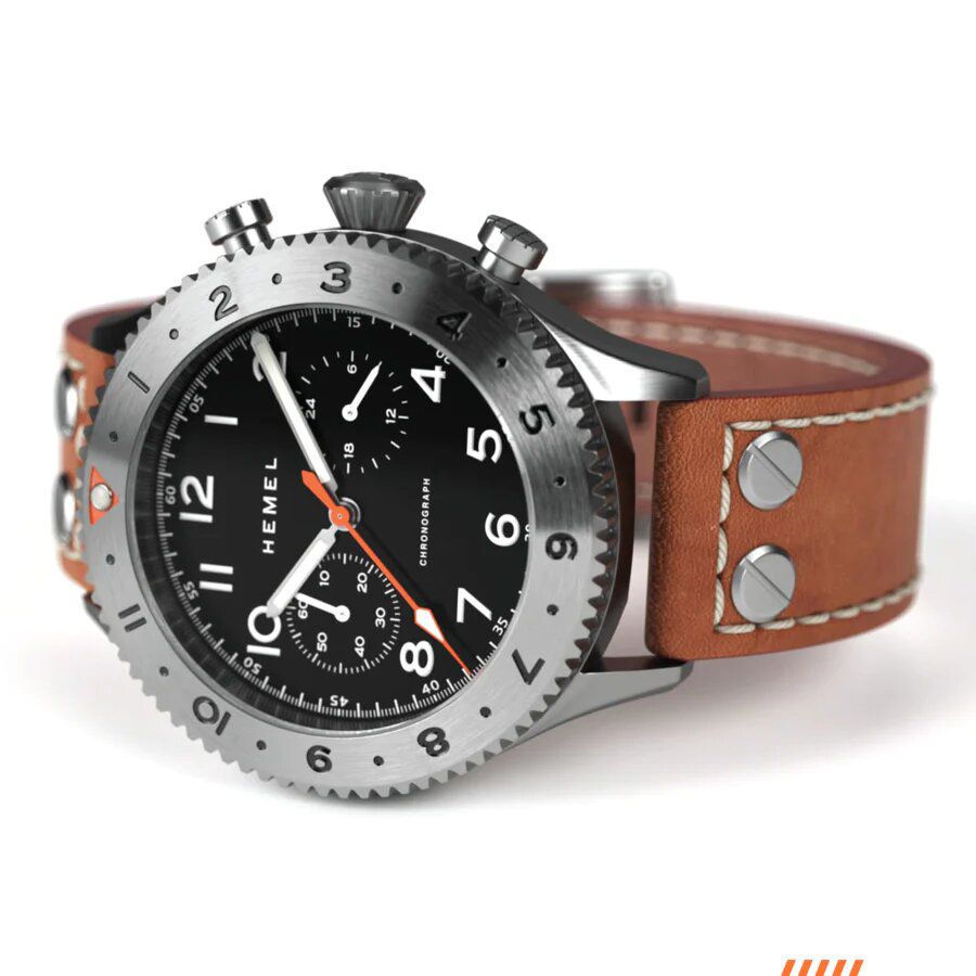The Hemel HFT20 VK64 configuration Black Dial