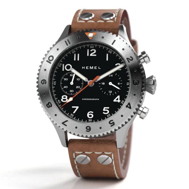 The Hemel HFT20 VK64 configuration Black Dial