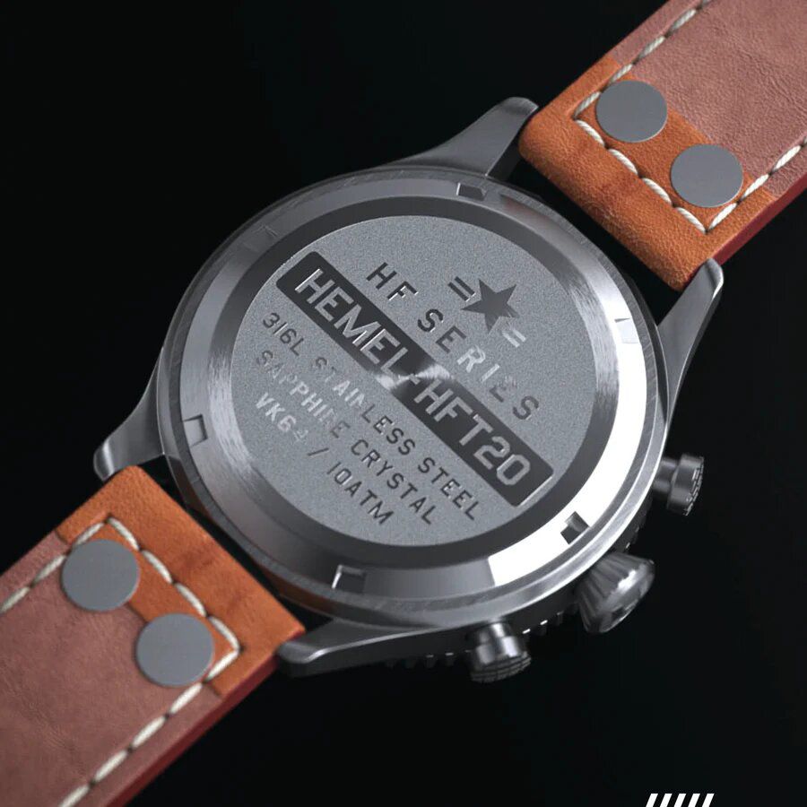 The Hemel HFT20 VK64 configuration Black Dial Standard