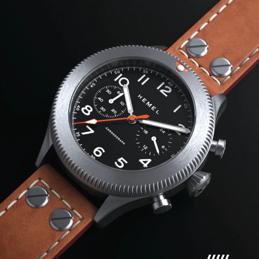 The Hemel HFT20 VK64 configuration Black Dial Standard