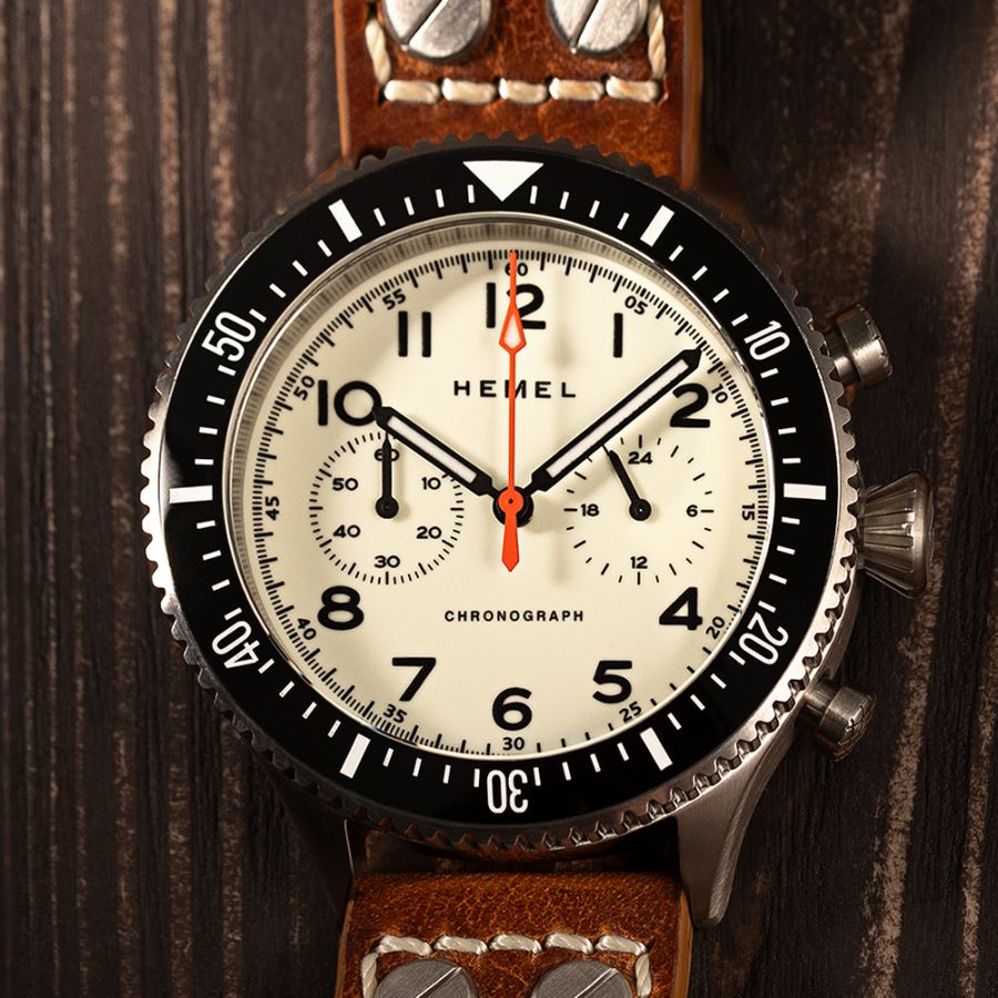 The Hemel HFT20 VK64 Configuration Full Lume Dial HF3FL