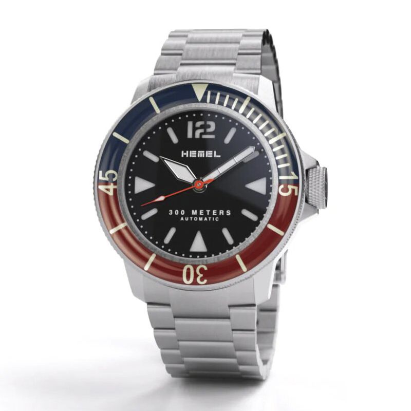 The Hemel Hydrodurance Red Blue Bezel HD1RB The Hemel Hydrodurance Red Blue Bezel HD1RB