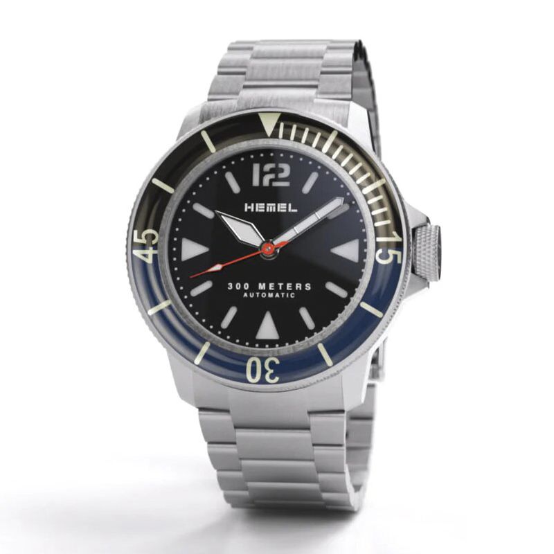 The Hemel Hydrodurance Black-Blue Bezel HD1BB The Hemel Hydrodurance Black-Blue Bezel HD1BB