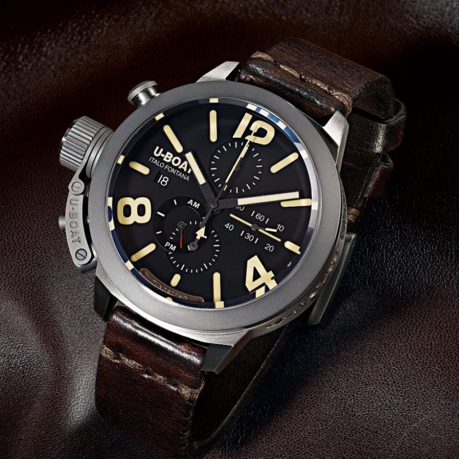 U-Boat 8061 CLASSICO 45 TITANIO TUNGSTENO CA BKMOVELOCK S/N:0100