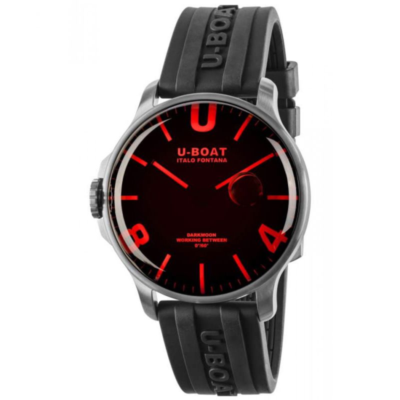 U-Boat 8466/C DARKMOON RED GLASS PVD