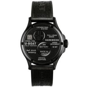 U-Boat Darkmoon 40mm BK Black Curved PVD 9545