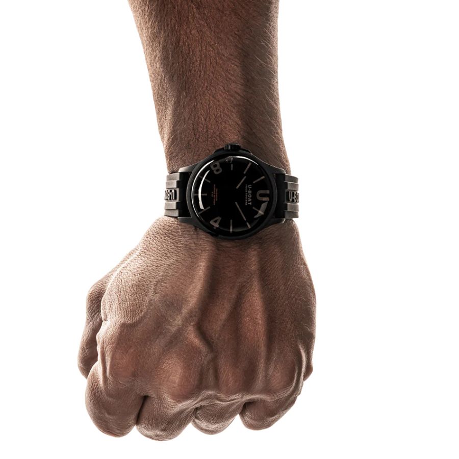 U-Boat Darkmoon 40mm BK Black Curved PVD 9545