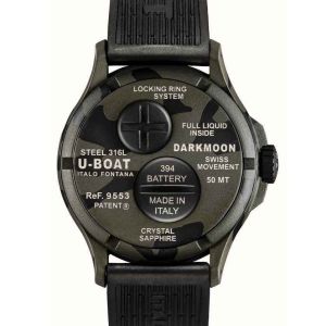 U-Boat Darkmoon 44mm BK Grey Curved Camouflage 9553
